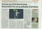 Fri Mar 06 2015 00:00:00 GMT+0100 Entrez au Club HERVE avec MusicHall'inO et sa pléiade d'artistes